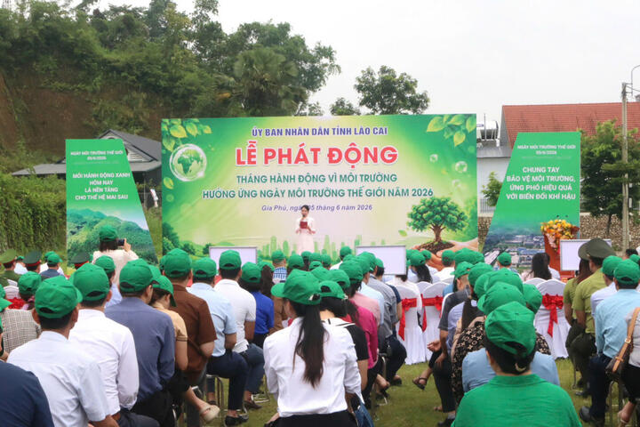 Lào Cai phát động Tháng hành động vì môi trường năm 2026