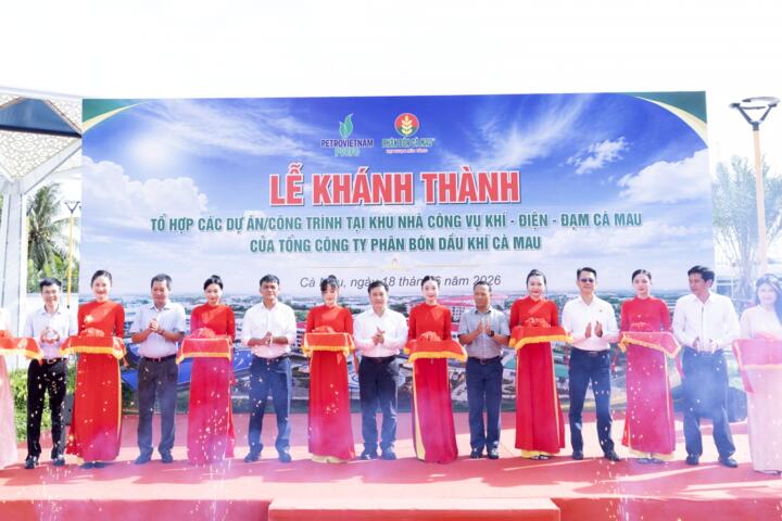 PVCFC hoàn thiện hạ tầng tiện ích cho NLĐ tại Khu nhà ở công vụ Cụm Khí - Điện - Đạm Cà Mau