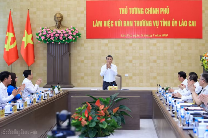 Thủ tướng Lê Minh Hưng: Muốn tăng trưởng bền vững, Lào Cai phải nỗ lực gấp đôi các tỉnh khác