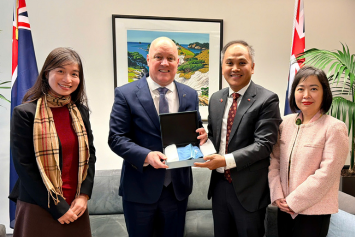 Đưa hợp tác kinh tế, thương mại Việt Nam - New Zealand lên tầm cao mới