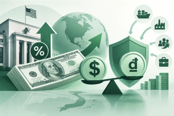 VND có "bộ đệm" khi Fed tạo lực đẩy mới cho USD