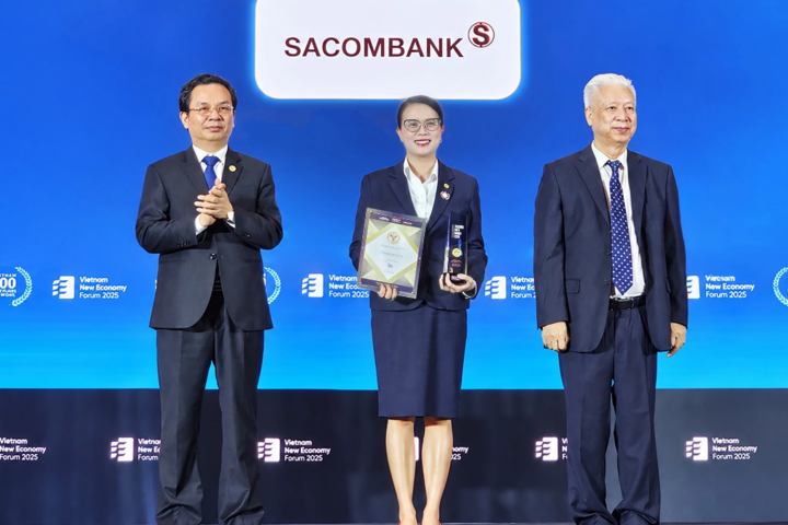 Sacombank được vinh danh Thương hiệu Mạnh Việt Nam 2026