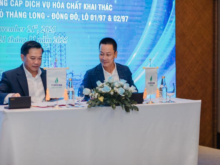 PVChem gia hạn hợp đồng cung cấp dịch vụ hóa chất khai thác và hỗ trợ kỹ thuật mỏ Thăng Long - Đông Đô