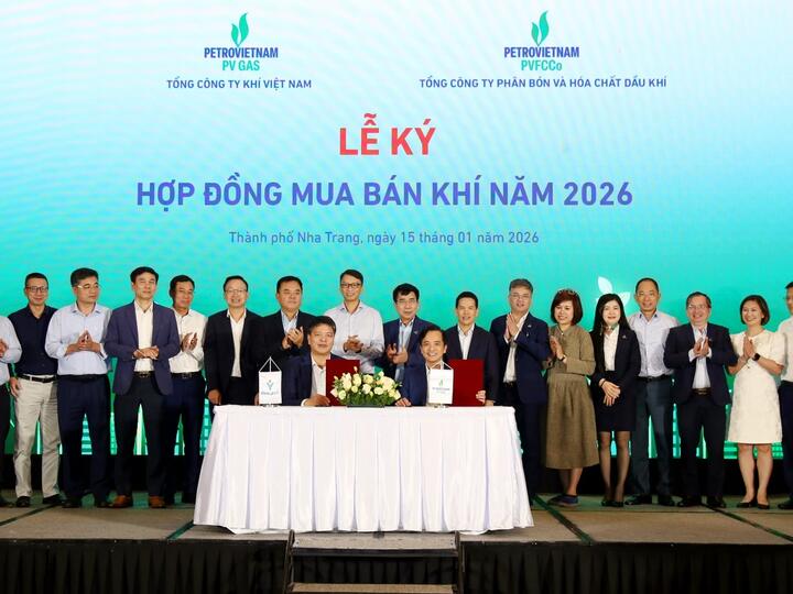 PV GAS và PVFCCo - Phú Mỹ ký kết Hợp đồng mua bán khí năm 2026