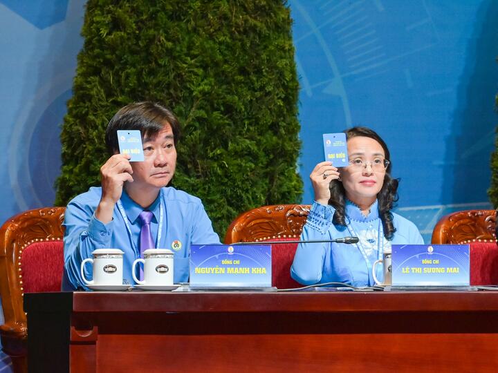 Đoàn đại biểu Công đoàn Petrovietnam tham dự Phiên thứ nhất Đại hội XIV Công đoàn Việt Nam