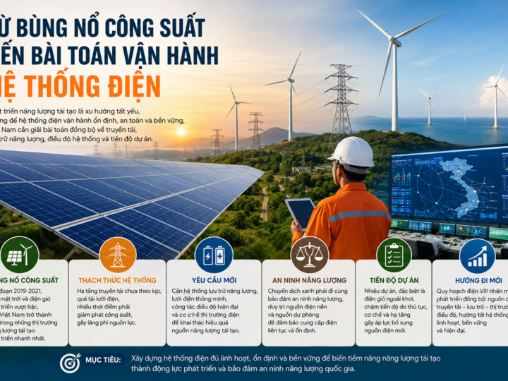 Bài 2: Từ bùng nổ công suất đến bài toán vận hành hệ thống điện