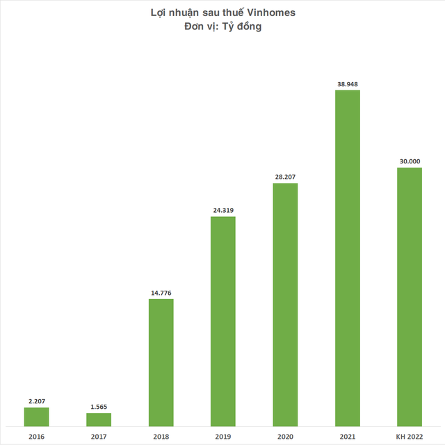 Quán quân lợi nhuận sàn chứng khoán Vinhomes lên kế hoạch lãi 30.000 tỷ năm 2022 - Ảnh 2.