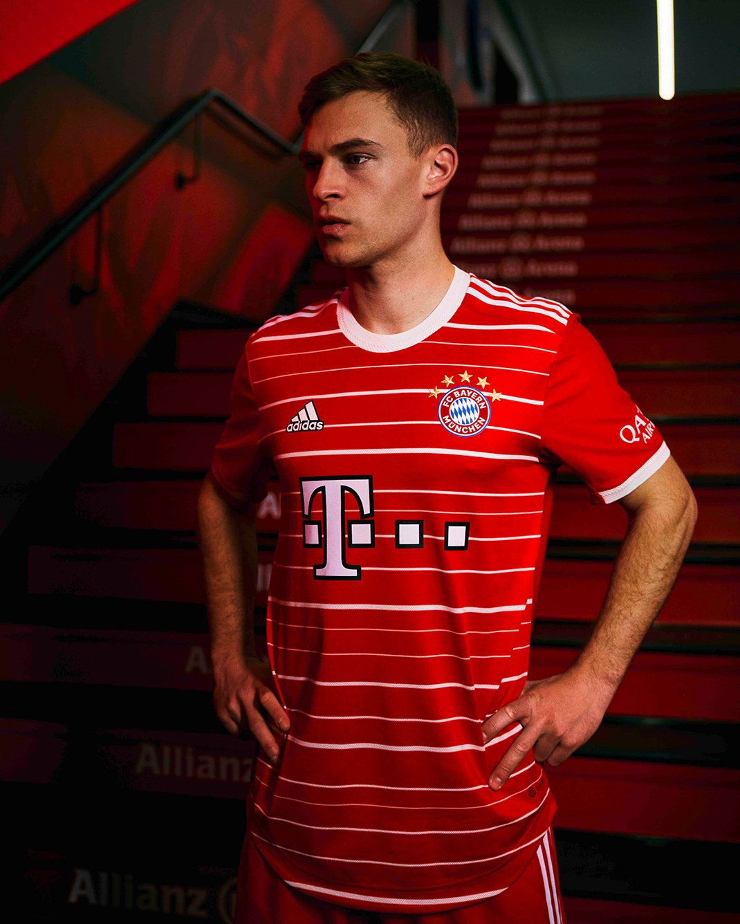 Áo đấu sân nhà 2022/23 của Bayern Munich. Ảnh: Bayern Munich.