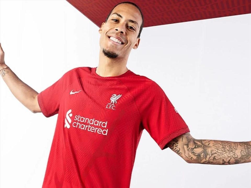 Áo đấu mùa 2022/23 của Liverpool. Ảnh: Liverpool.