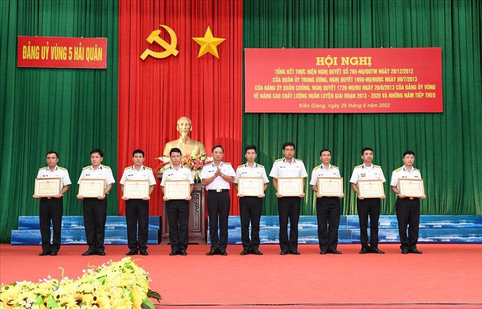 Vùng 5 Hải quân tổng kết 10 năm thực hiện NQ 765 của Quân ủy Trung ương