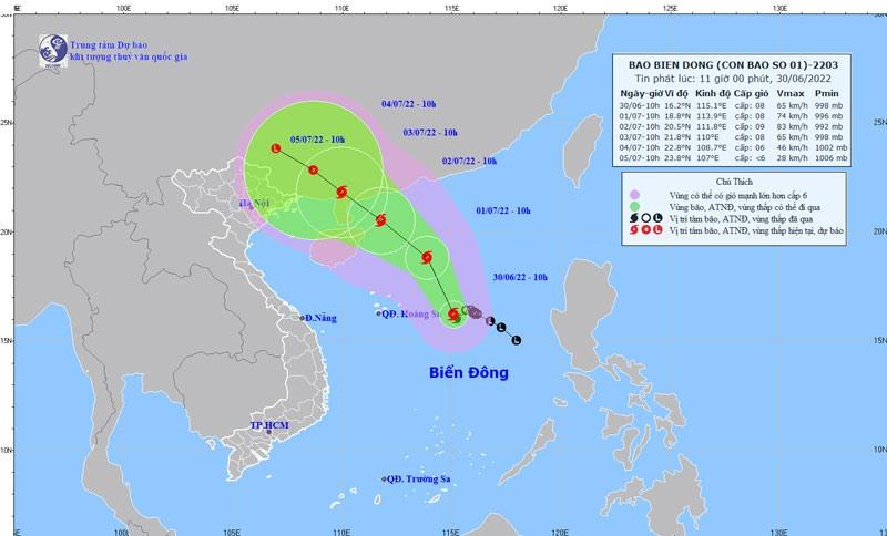 Tin bão mới nhất: Bão số 1 Chaba cách Hoàng Sa 400km