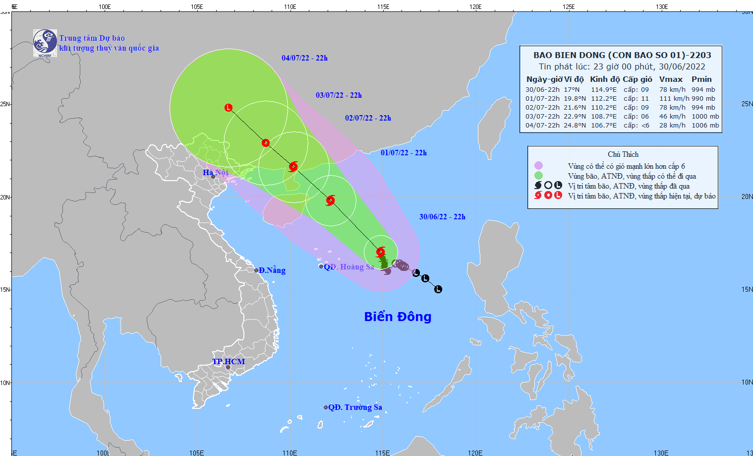 Tin bão mới nhất: Bão số 1 Chaba cách Hoàng Sa 370km, giật cấp 11