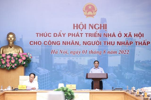 TỔNG THUẬT: Hội nghị thúc đẩy phát triển nhà ở xã hội cho công nhân, người thu nhập thấp - Ảnh 1.