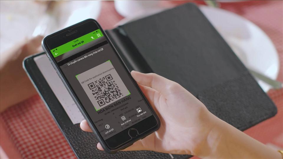 Thanh toán qua mã QR code tăng 125,5% trong thời gian qua. Ảnh: N.H