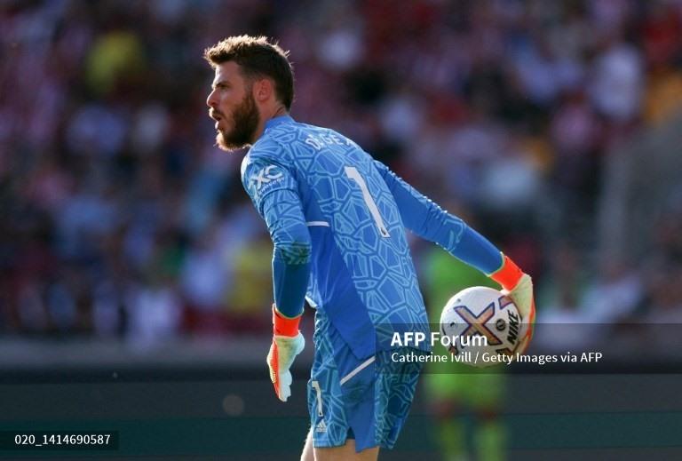 De Gea mắc sai lầm dẫn đến 2 bàn thua của Man United.  Ảnh: AFP