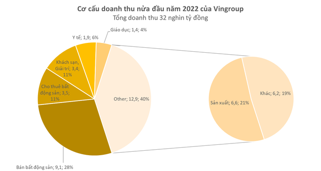 Cùng thu về hơn 30.000 tỷ, những mảng nào mang về doanh thu lớn nhất cho Vingroup và Masan trong nửa đầu năm? - Ảnh 1.