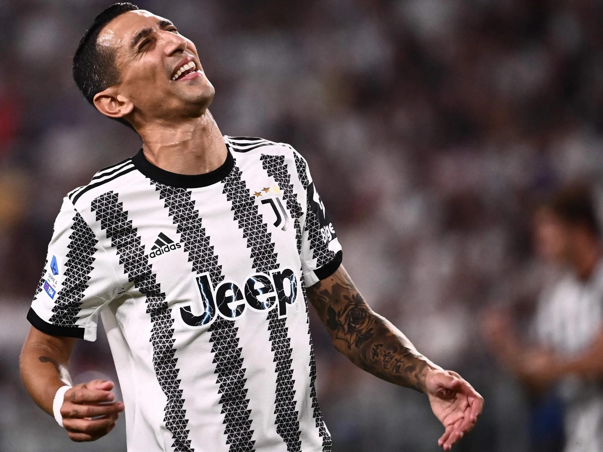 Di Maria có mặt kịp lúc để giúp Juventus. Ảnh: AFP