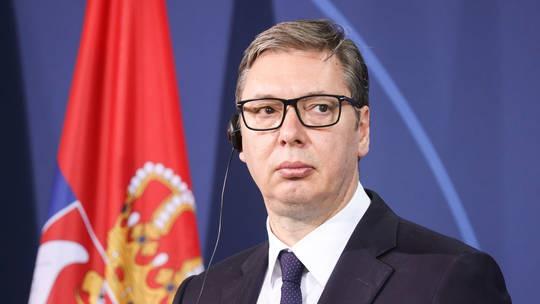 Tổng thống Serbia Aleksandar Vucic. Ảnh: Omer Messinger