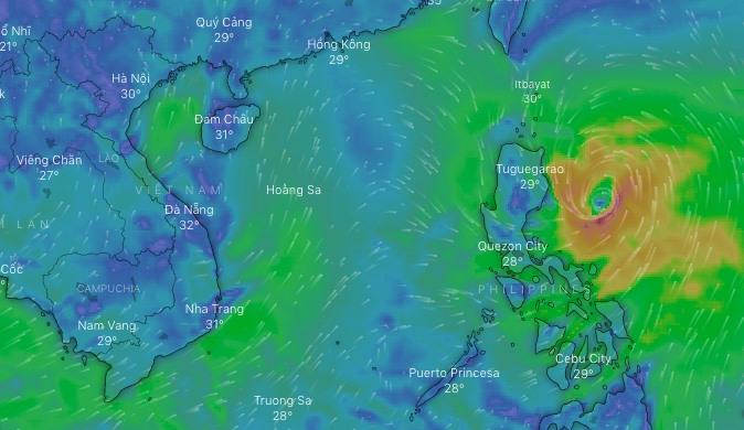 Khả năng xuất hiện bão số 3 trên Biển Đông vào đêm 23.8