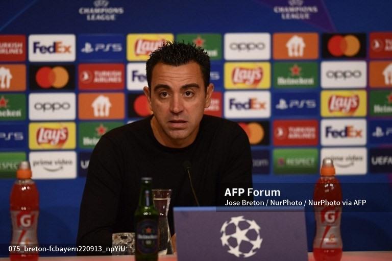 Xavi vẫn tự hào về các học trò.  Ảnh: AFP