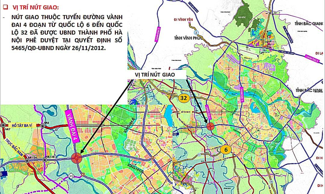 Hà Nội phê duyệt chỉ giới đường đỏ 43,7km đường Vành đai 4