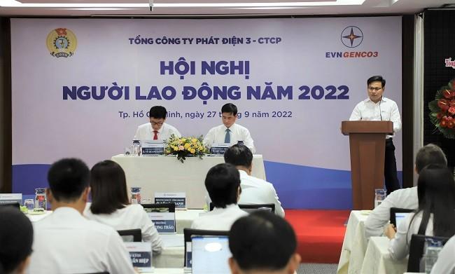 Hội nghị Người lao động Tổng công ty Phát điện 3 năm 2022