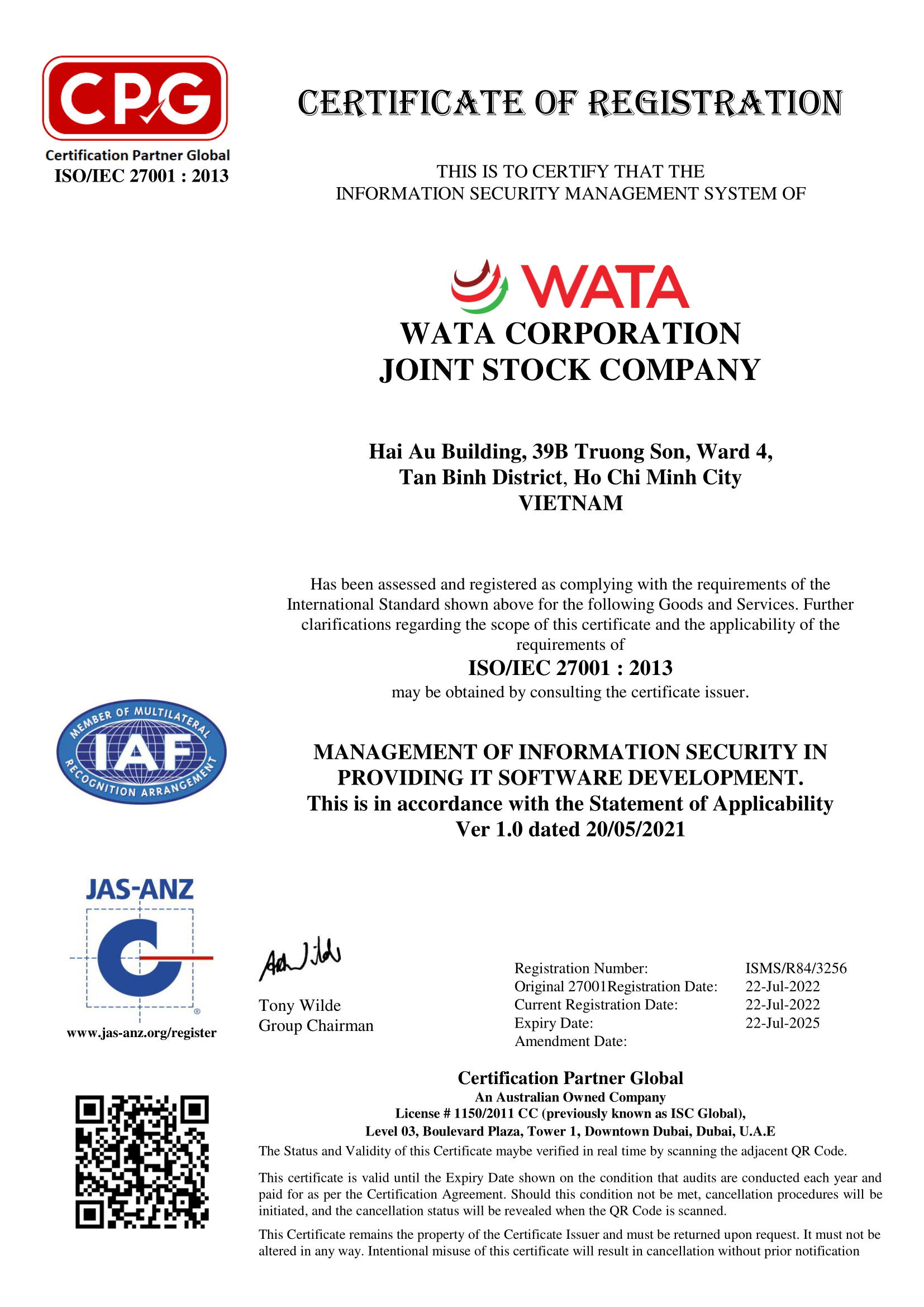 WATA CORP – Doanh nghiệp phần mềm góp phần đưa trí tuệ Việt vươn ra thế giới - Ảnh 1.