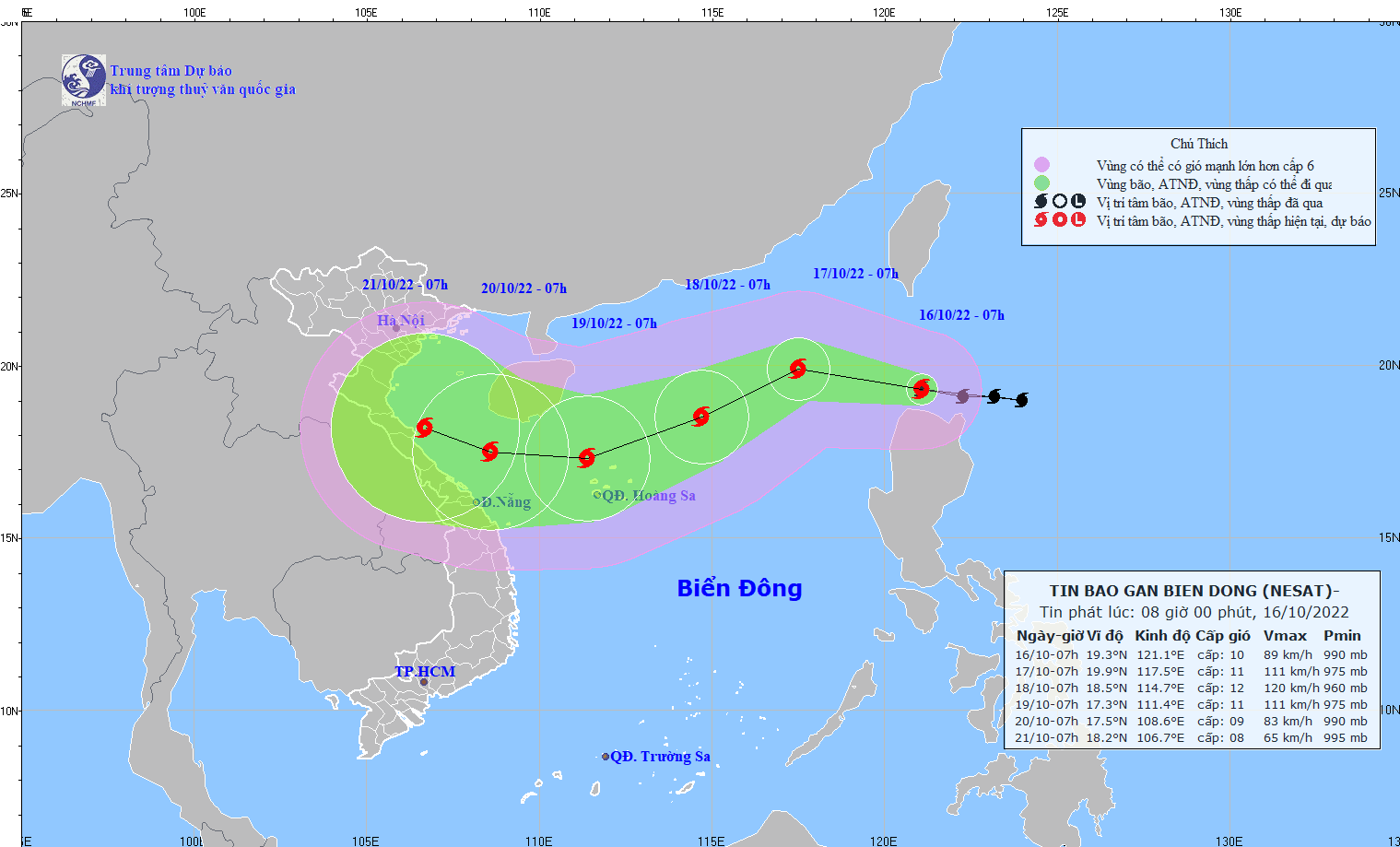 Bão NESAT gần Biển Đông - Ảnh 1.