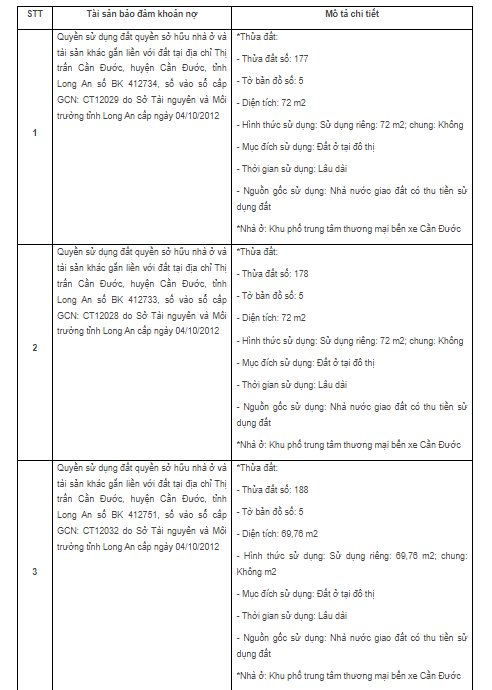 Khoản nợ gốc vỏn vẹn 8 triệu đông của công ty địa ốc được ngân hàng rao bán với giá 3,6 tỷ đồng - Ảnh 1.