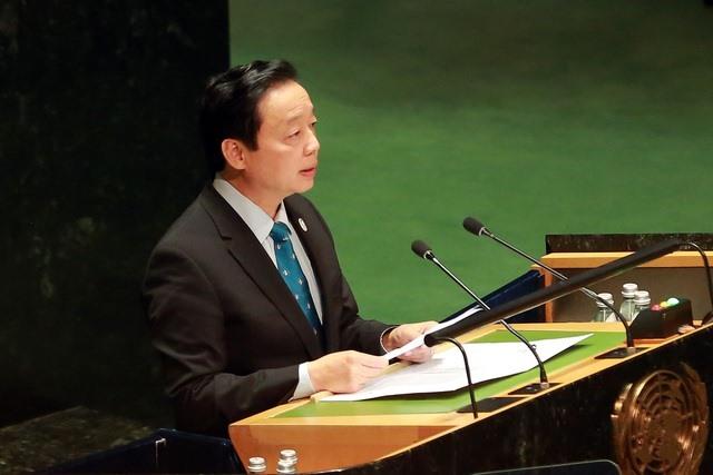 Phó Thủ tướng Trần Hồng Hà dự Hội nghị Nước Liên Hợp Quốc 2023