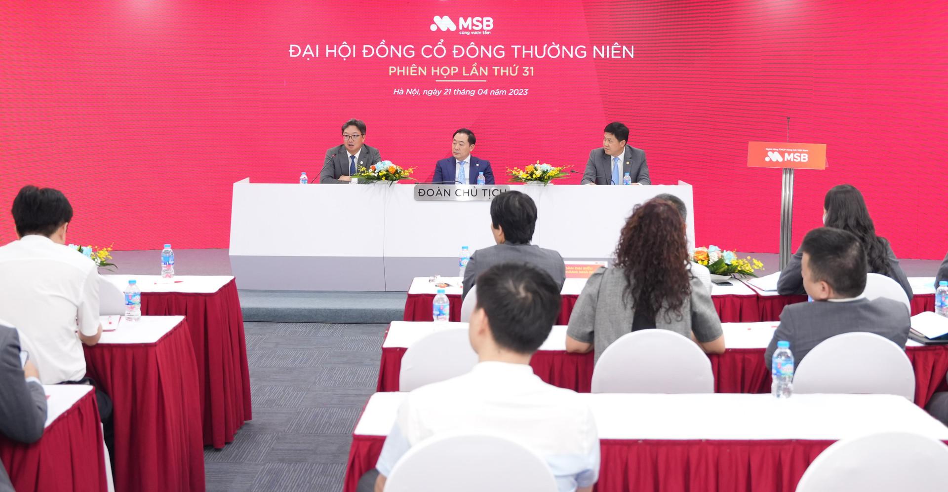 Cổ đông MSB không thông qua kế hoạch sáp nhập ngân hàng khác - Ảnh 1.