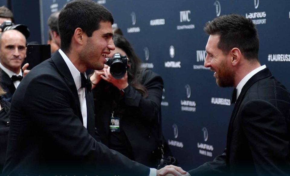 Lionel Messi và Carlos Alcaraz nhận giải thưởng danh giá