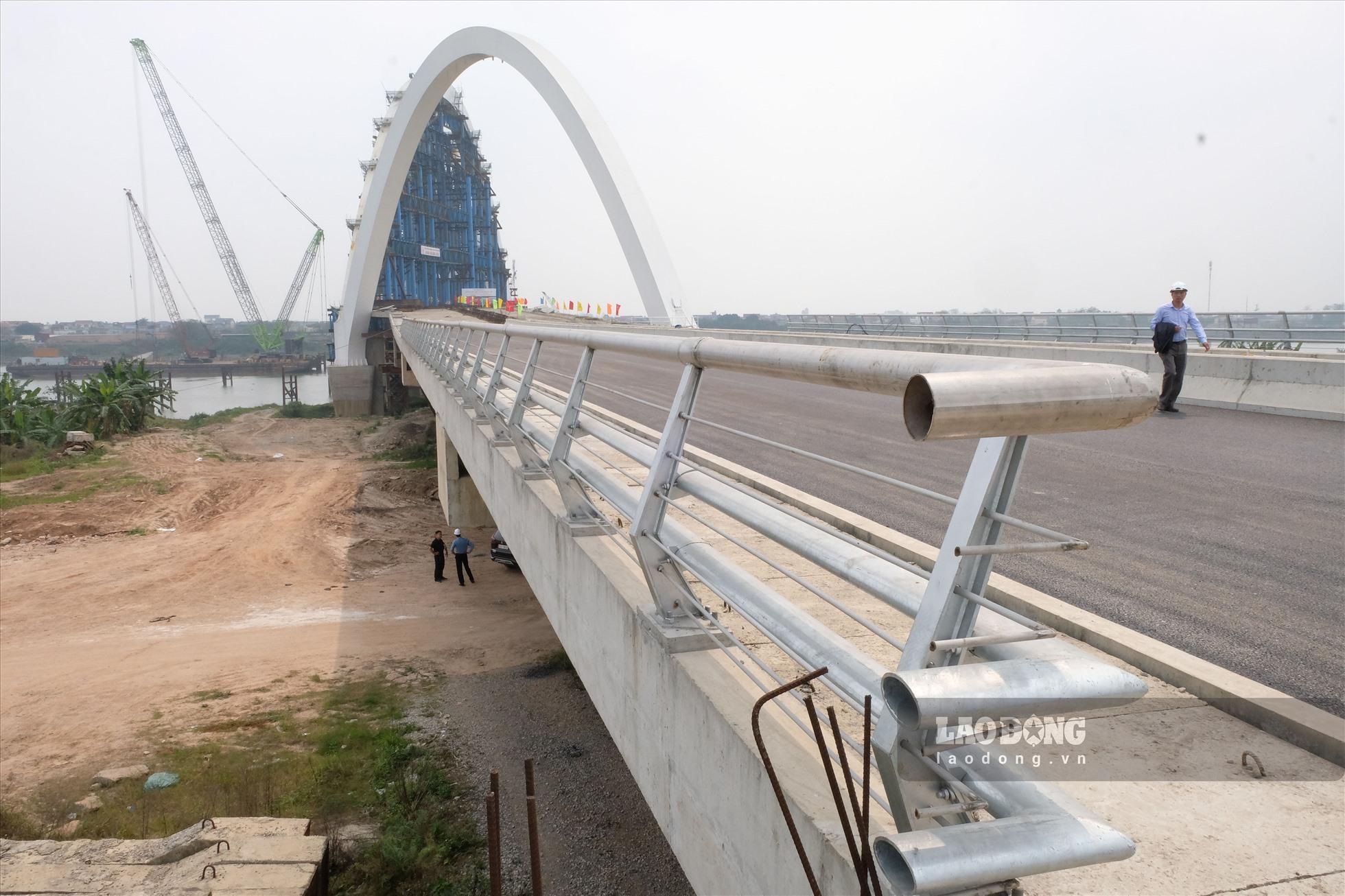 Điểm đầu cầu thuộc địa phận xã Cảnh Hưng (huyện Tiên Du) và điểm cuối thuộc địa phận xã Đại Đồng Thành (huyện Thuận Thành).