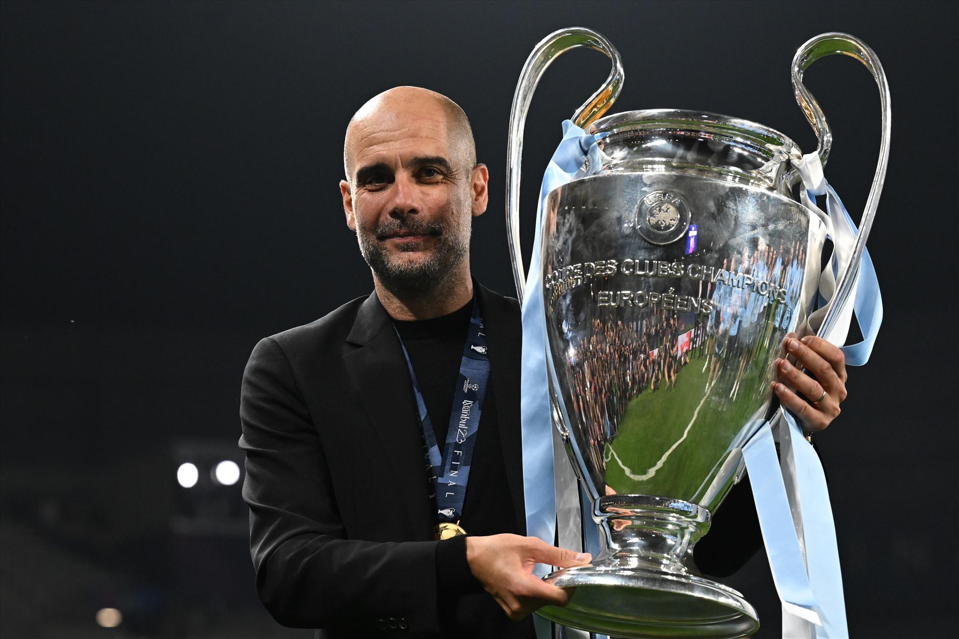 Pep Guardiola đang là nam châm hút mọi tài năng, trong đó có Rice. Ảnh: AFP