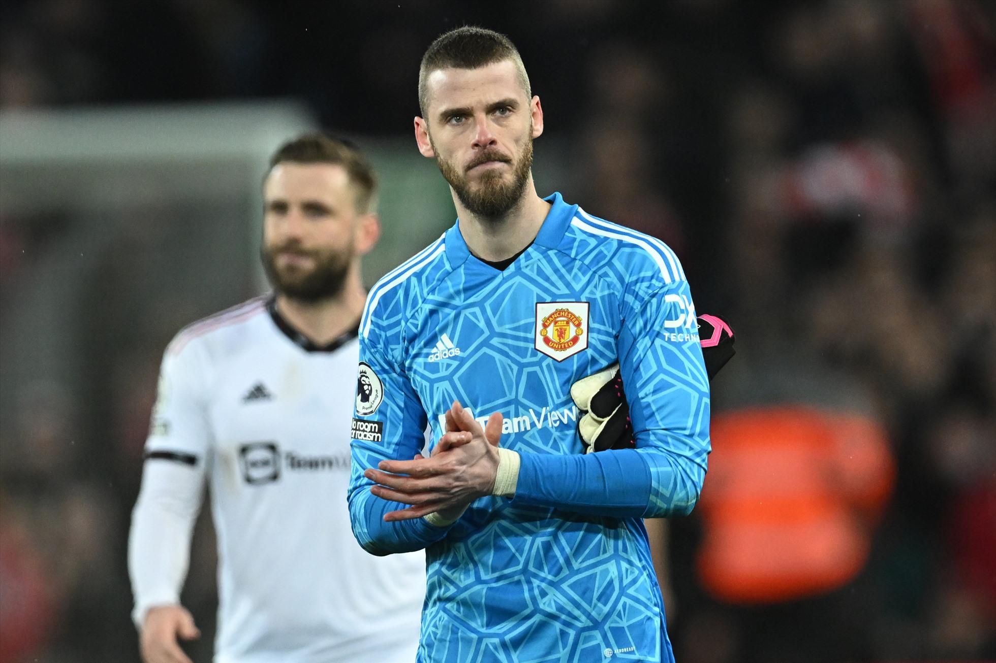 De Gea đang để ngỏ khả năng rời Old Trafford. Ảnh: AFP