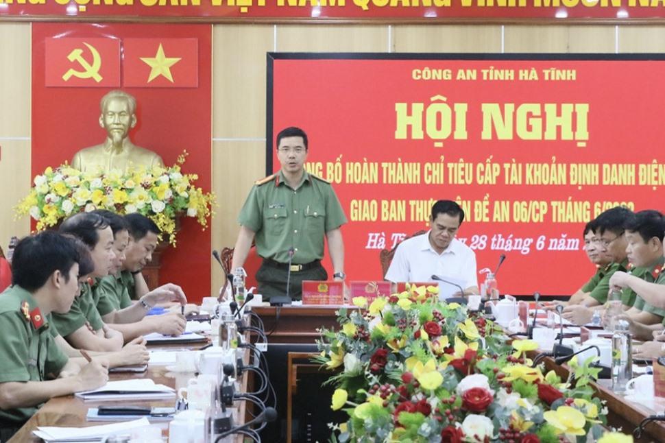 Hà Tĩnh hoàn thành thu nhận, kích hoạt tài khoản định danh điện tử