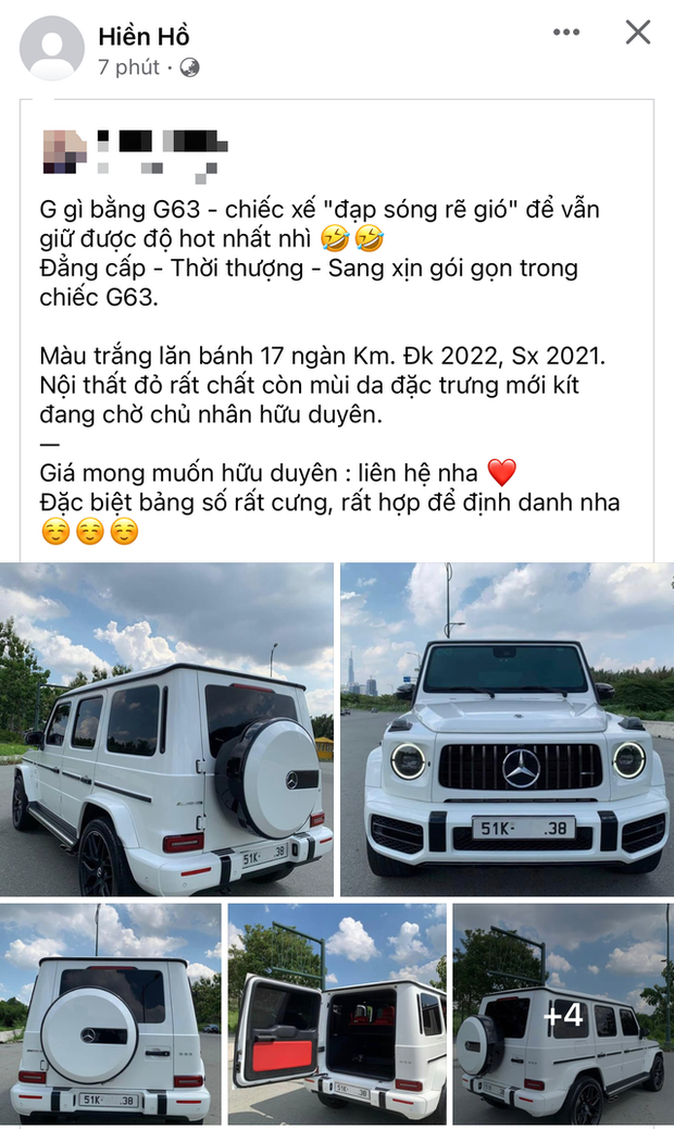 Phía Hiền Hồ xác nhận nữ ca sĩ bán xe Mercedes G63, tình trạng hiện tại gây bất ngờ  - Ảnh 3.