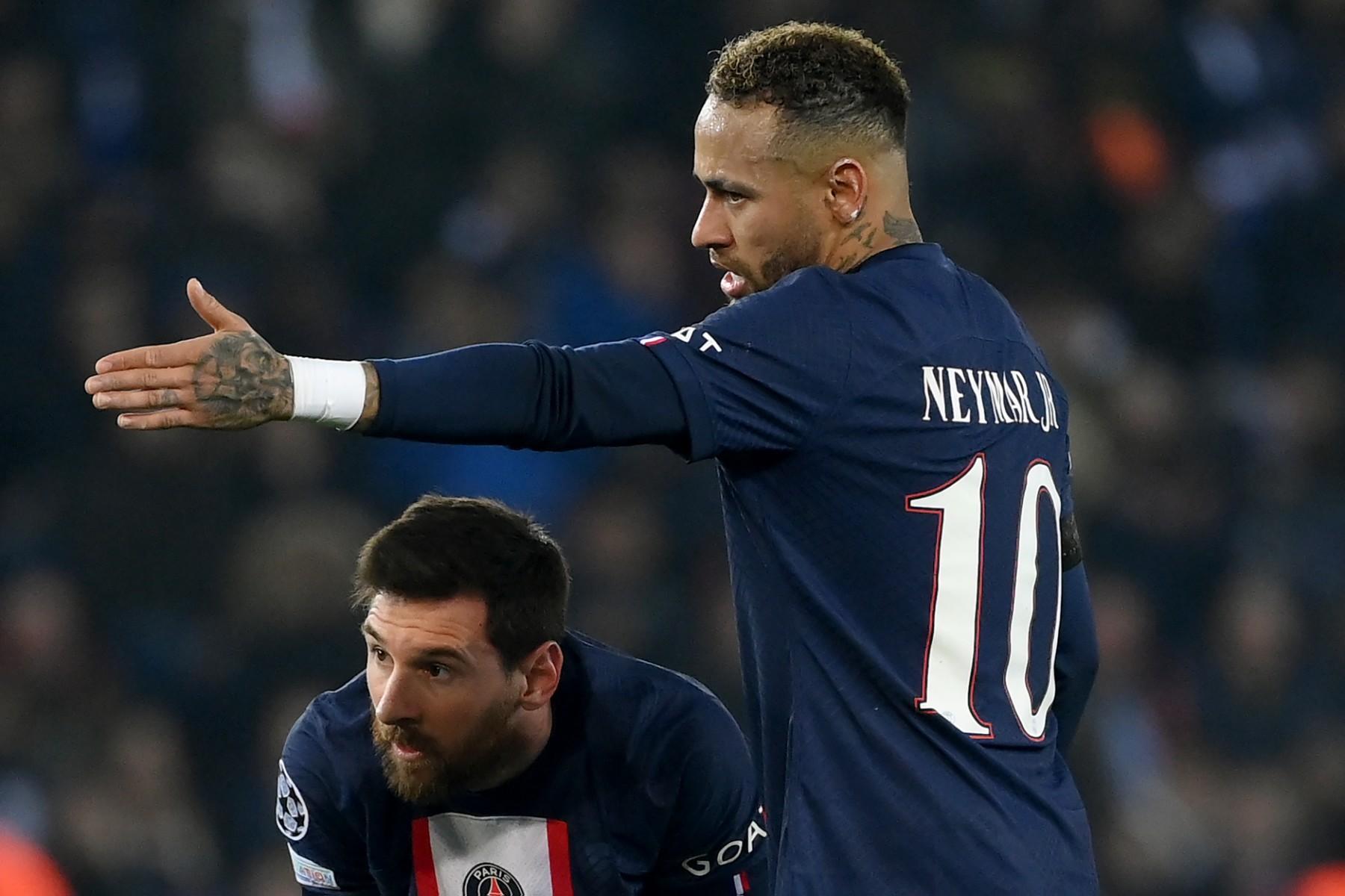 Neymar và Messi cùng rời PSG ở hè năm nay.  Ảnh: AFP