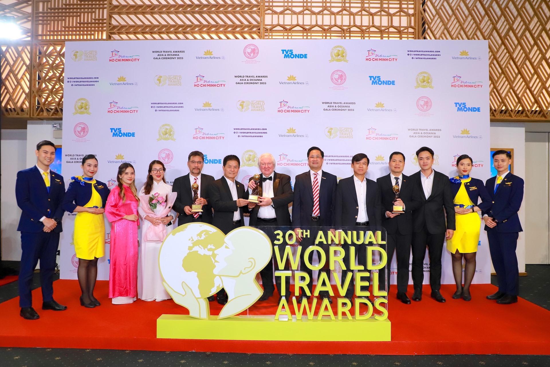 Vietravel chiến thắng 4 hạng mục tại World Travel Awards.