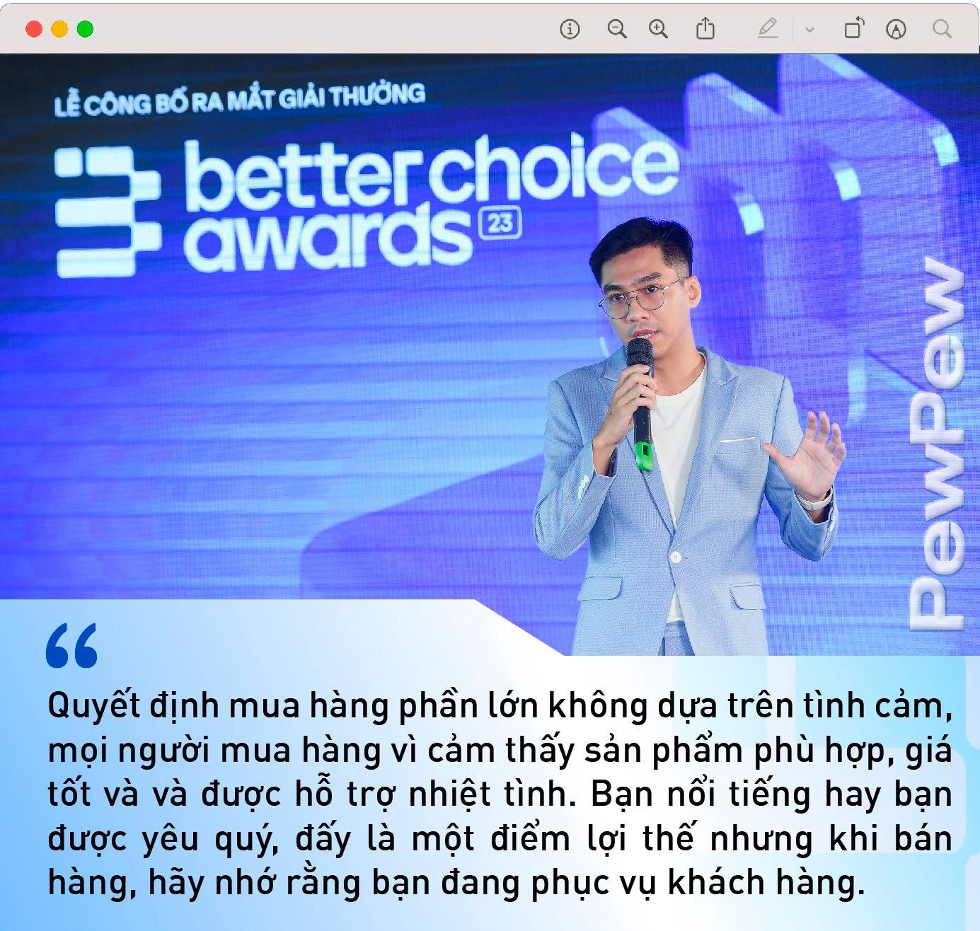 PewPew tiết lộ niềm vui lớn nhất khi livestream bán hàng trên Tiktok, và chuyện háo hức đồng hành cùng giải thưởng vì người tiêu dùng tầm quốc gia - Ảnh 3.