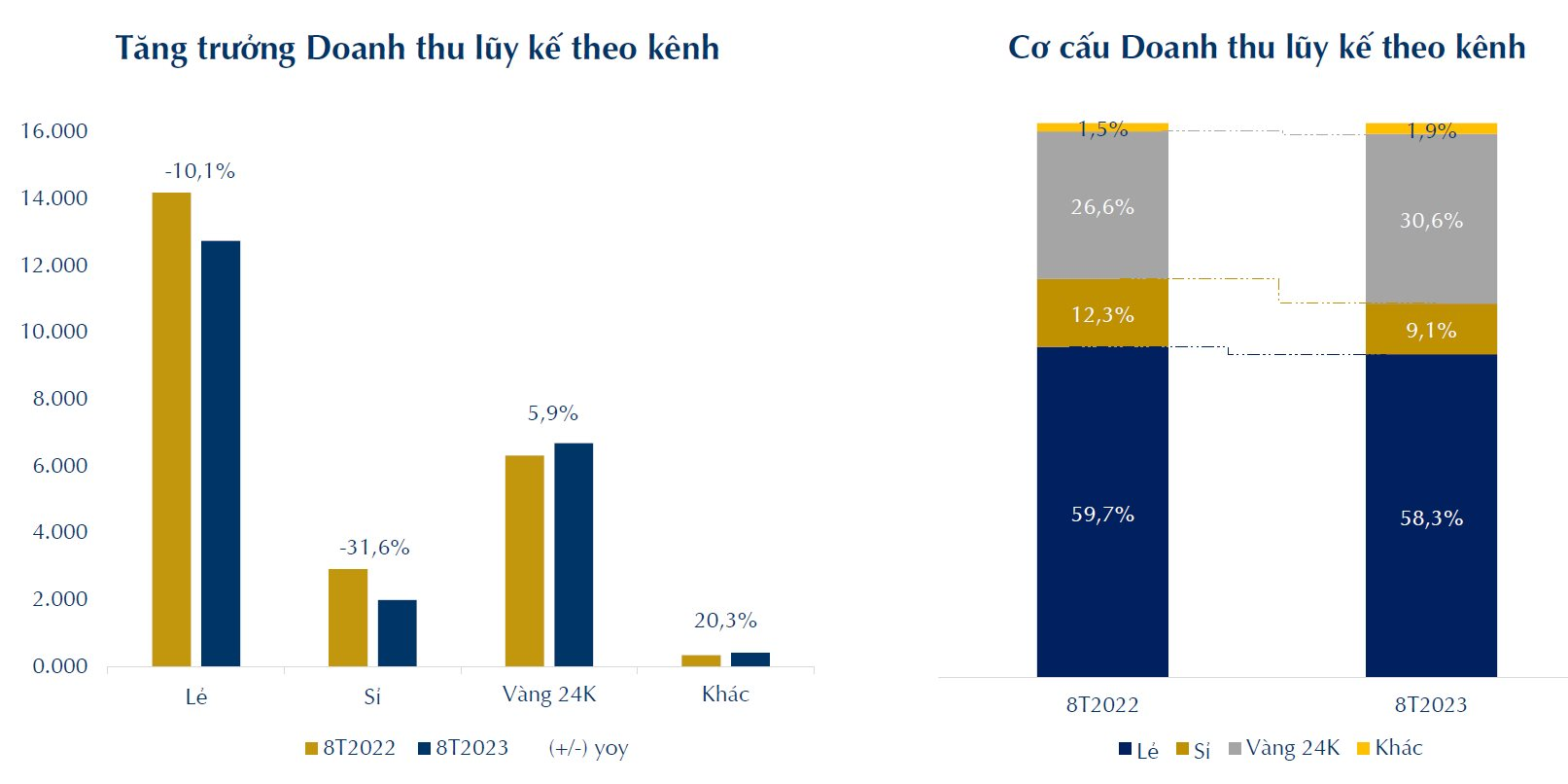 Thị trường trang sức chưa khởi sắc, doanh thu PNJ giảm 8,3% trong 8 tháng đầu năm - Ảnh 3.