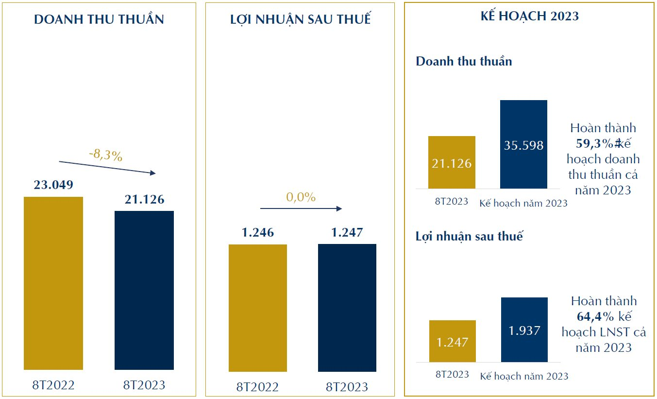 Thị trường trang sức chưa khởi sắc, doanh thu PNJ giảm 8,3% trong 8 tháng đầu năm - Ảnh 2.