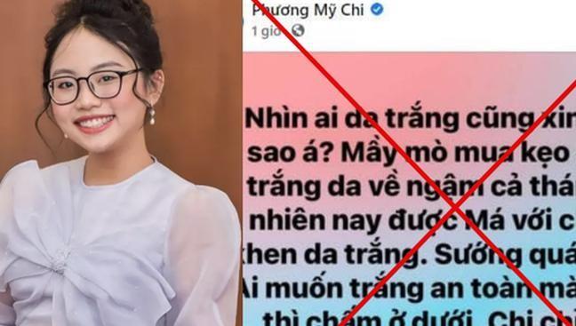 Phương Mỹ Chi từng xin lỗi vì quảng cáo lố. Ảnh: CMH.