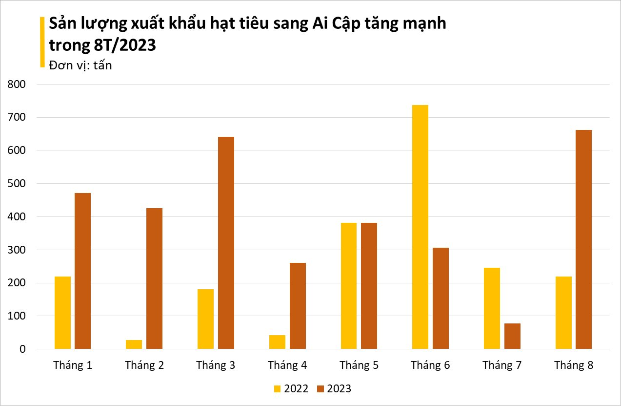 Mặt hàng Việt Nam có sản lượng lớn nhất thế giới đang liên tục tràn vào Ai Cập, xuất khẩu tăng mạnh 200% chỉ trong tháng 8 - Ảnh 3.