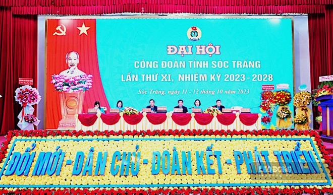 247 đại biểu dự khai mạc Đại hội XI Công đoàn tỉnh Sóc Trăng