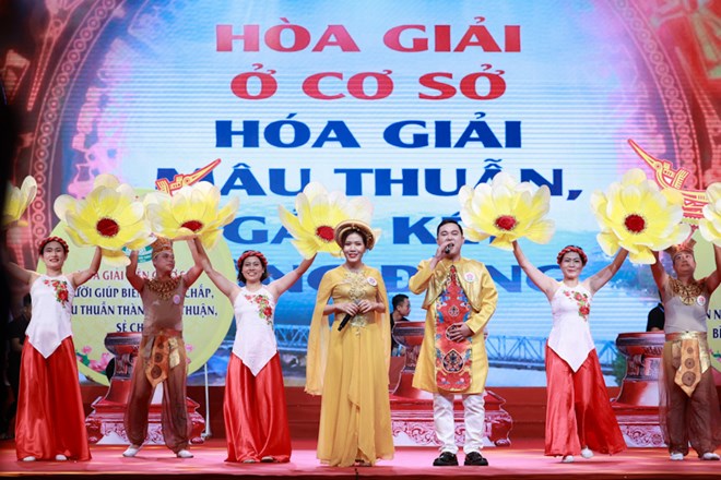 14 đội tham dự hội thi hoà giải viên giỏi toàn quốc lần thứ IV