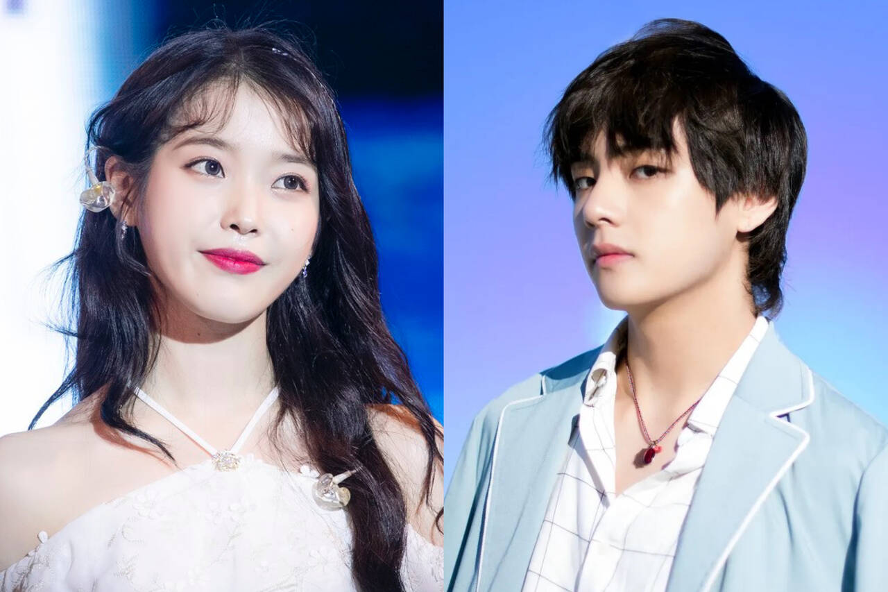 IU và V (BTS) có mối quan hệ thân thiết nhờ những sở thích chung. Ảnh: Naver