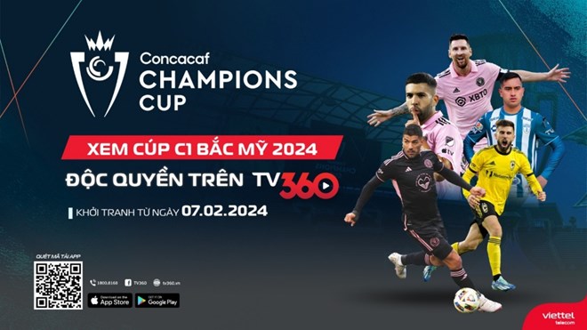 Khán giả Việt Nam có thêm Champions League Bắc Mỹ để theo dõi