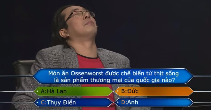 Câu hỏi khiến nhà báo Trương Anh Ngọc bị MC Lại Văn Sâm "đuổi ra khỏi trường quay": Không quá khó nhưng có 1 dữ liệu "bẫy" - Ảnh 1.