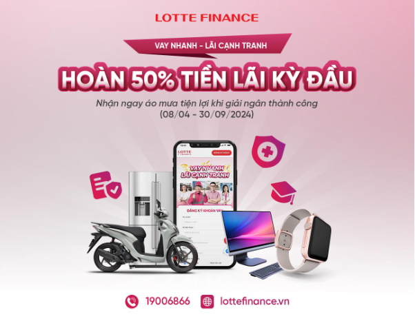 Ngập tràn ưu đãi cho khách hàng vay tiêu dùng tại LOTTE Finance - Ảnh 1.